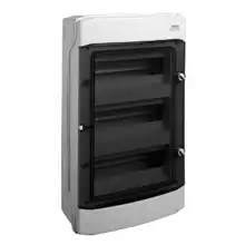 NOARK rozvodnice na omítku PHS 36T 36mod. IP65 průhledná dvířka bílá N/PE