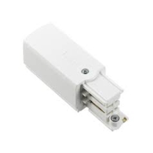 NORD.ALUM koncový napáječ XTS11-3 levy k GlobalTrac ;bílá