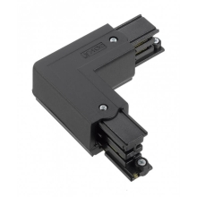 NORD ALUM napáječ/konektor tvar-L XTS34-2 vnitřní k GlobalTrac ;černá