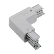 NORD ALUM napáječ/konektor tvar-L XTS35-1 vnější k GlobalTrac ;šedá