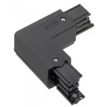 NORD ALUM napáječ/konektor tvar-L XTS35-2 vnější k GlobalTrac ;černá