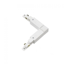 NORD ALUM napáječ/konektor tvar-L XTSC635-3 vnější k GlobalTrac DALI ;bílá