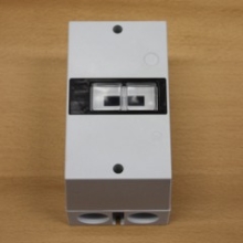 OEZ rozvodnice na omítku OD-SM1E-K55 2mod. IP55 průhledná dvířka bílá izolační