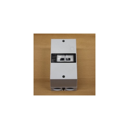 OEZ rozvodnice na omítku OD-SM1E-K55 2mod. IP55 průhledná dvířka bílá izolační