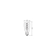 OSRAM 1906LDISOND8,8W/824230VSFILGDE27FS1OSRAM