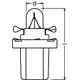 OSRAM autožárovka 2741MF 1.2W 24V B8.5d
