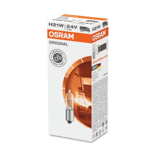 OSRAM autožárovka 64138 21W 24V BAY9s