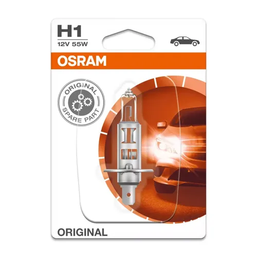 OSRAM autožárovka H1 ORIGINAL 64150 55W 12V P14.5s blistr