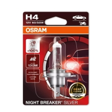 OSRAM autožárovka H4 NIGHT BREAKER SILVER 64193NBS 60/55W 12V P43t blistr