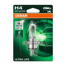 OSRAM autožárovka H4 ULTRA LIFE 64193ULT 60/55W 12V P43t blistr
