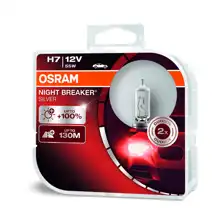 OSRAM autožárovka H7 NIGHT BREAKER SILVER 64210NBS 55W 12V PX26d HCBox-2ks