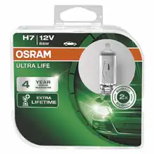 OSRAM autožárovka H7 ULTRA LIFE 64210ULT 55W 12V PX26d HCBox-2ks