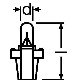 OSRAM autožárovka MINIWATT 2722MF 2W 12V B8.5d