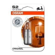 OSRAM autožárovka S2 MOTO STANDARD 64327 35/35W 12V BA20d blistr