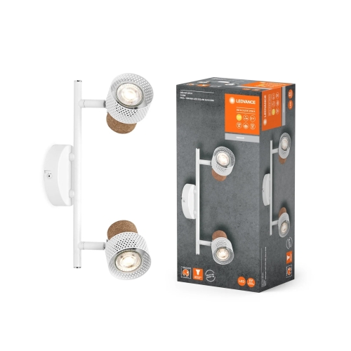 OSRAM DECOR SPOT CORK 2X3.4W 927 GU10 WT OSRAM