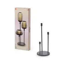 OSRAM dekorativní stojací lampa 3XE27 Šedá