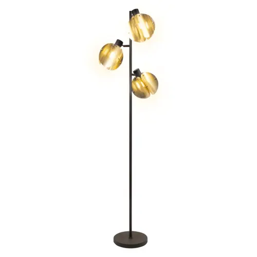 OSRAM dekorativní stojací lampa FOLDED GLOBE 3XE27 Zlatá