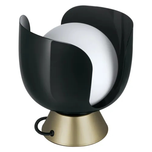 OSRAM dekorativní stolní lampa COROLLE CHALICE E14 Černá