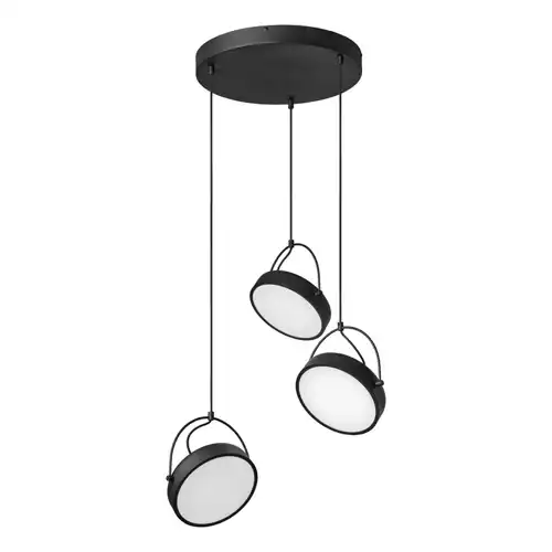 OSRAM dekorativní závěsné svítidlo PUCK 3XPENDANT PL 36W 930 Černá
