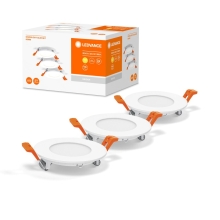 OSRAM Downlight slim set SET 3X4.5W SLIM 85MM3000K 230V Bílá