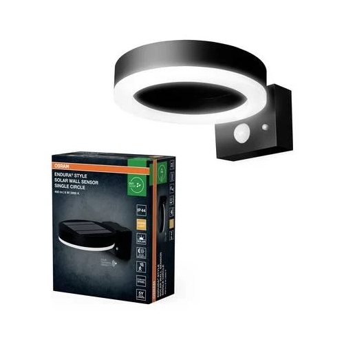 OSRAM ENDURA STYLE SOL WALLCIRCLE6WBK    OSRAM