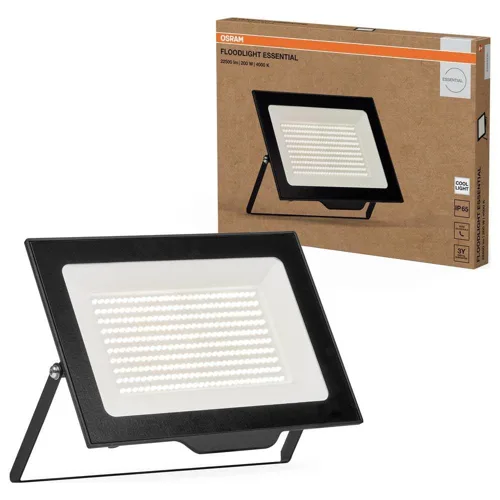 OSRAM Floodlight ESSENTIAL 200W 840 Černá