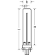 OSRAM germicidní zářivkaHNS 11W OFR G23