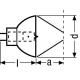 OSRAM halogenová žárovka 64255 20W 8V GZX4 speciální