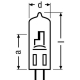 OSRAM halogenová žárovka 64311 36W 6A G6.35 speciální