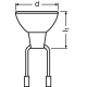 OSRAM halogenová žárovka 64336 A 62W 6.6A