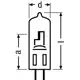 OSRAM halogenová žárovka 64386 200W/24V/GY6.35