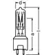 OSRAM halogenová žárovka 64673 300W 240V GY9.5 speciální