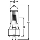 OSRAM halogenová žárovka 64719 650W 230V GY9.5 speciální