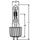 OSRAM halogenová žárovka 93728 575W 230V G9.5 speciální