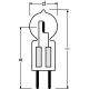 OSRAM halogenová žárovka HALOSTAR PRO 64432PRO 35W 12V GY6.35