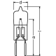 OSRAM halogenová žárovka HLX64265 30W 6V G4 speciální