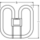 OSRAM kompaktní zářivkaCFL SQUARE 28W/835 4-pin GR10q