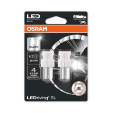 OSRAM LED autožárovka P21W 7506DWP-02B 1.9W 12V BA15s blistr-2ks