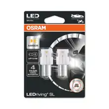 OSRAM LED autožárovka PY21W 7507DYP-02B 1.3W 12V BAU15s blistr-2ks