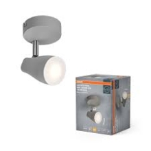OSRAM LED Bodové stropní svítidlo PEAR 1X4.3W 827 GU10 Šedá