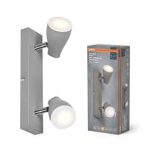 OSRAM LED Bodové stropní svítidlo PEAR 260MM 2X4.3W 827 GU10 Šedá