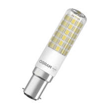 OSRAM LED bulb T18 6.5W/60W B15d 2700K 806lm NonDim 15Y čirá
