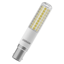 OSRAM LED bulb T18 9W/75W B15d 2700K 1055lm Dim 15Y čirá