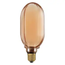 OSRAM LED globe filament 1906 G100 4W/22W E27 1800K 220lm Dim 25Y ; zlatá