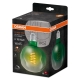OSRAM LED globe filament 1906 G124 4.5W/20W E27 1600K 200lm Dim 15Y ;zelená