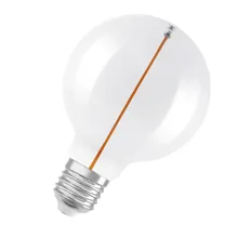OSRAM LED globe filament 1906 G95 2.2W/16W E27 2700K 150lm NonDim 15Y ; čirá