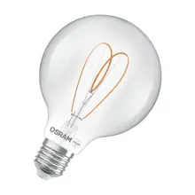 OSRAM LED globe filament 1906.heart G95 7.2W/60W E27 2700K 806lm Dim 15Y ; čirá