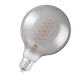 OSRAM LED globe filament 1906.spiral G125 7.8W/30W E27 1800K 360lm Dim;kouřová