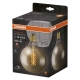 OSRAM LED globe filament 1906.spiral G125 7W/48W E27 2200K 600lm Dim 15Y ;zlatá