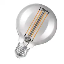 OSRAM LED globe filament 1906.spiral G80 11W/42W E27 1800K 500lm Dim;kouřová